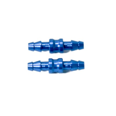 Secraft giunto in metallo dritto Blu - 2 pezzi